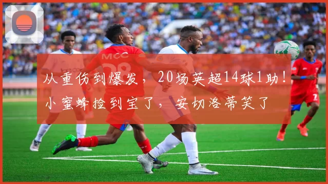 从重伤到爆发，20场英超14球1助！小蜜蜂捡到宝了，安切洛蒂笑了